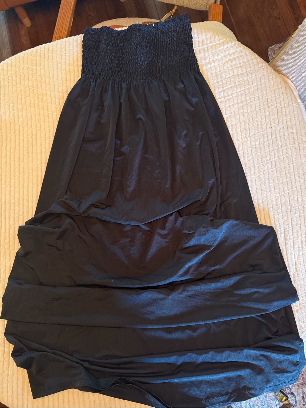 Black Strapless Maxi dress